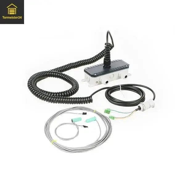 GFA kit aus Spiralkabel et DW-Contact pour TS-Steuerschränke et pneumatische Schließkantensicherungen zur zuverlässigen Signalübertragung et Druckwellen-Auswertung am porte industrielle.