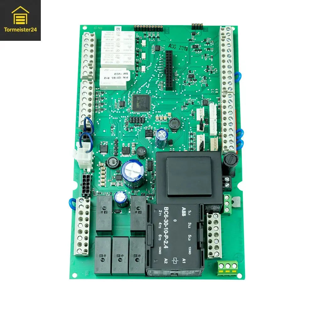 commande de porte industrielle CS 320 im Steuerungsgehäuse avec Display, Tastern, barrière photoélectrique, sécurité de bord de fermeture et accessoires zur Fehlerbehebung sur porte sectionnelle, porte enroulable et porte industrielle.