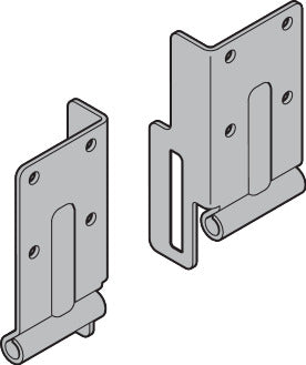 Aufsetzstück 67-4 links, RAL 9002