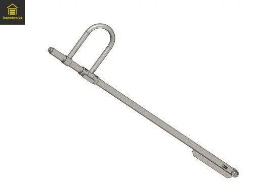 Bedienhebel rechts mit Handgriff Überladebrücke 1750 mm