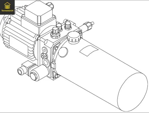 Hörmann hydraulische Einheit für HLT Überladebrücke