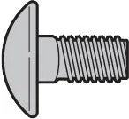 Flachrundschraube avec Vierkantansatz M6 x 14, galvanisé