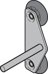 Tandemlaufrolle TL005 dans RAL 9002 Ausführung Premium, Gewicht >170kg