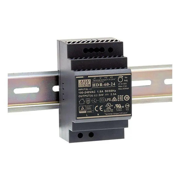 Marantec Netzteil 24 V-DC/2,5 A mit 2 Ausgängen, Hutschienen-Montage Marantec