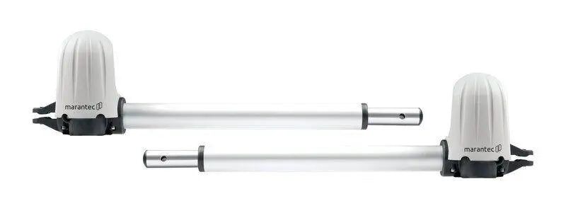 Comfort ST3024 Drehtorantrieb Set für zweiflügelige Tore
Torantrieb Set 2‑flügelig bis 3 m
Marantec Comfort ST3024 für Tore in Einfahrt
Robuster 24 V Antrieb ohne Encoder
Comfort ST3024 Aluminiumgehäuse Ansichten
Montage Comfort ST3024 links und rechts
Leise Torantriebe für 3 m Flügel
Comfort ST3024 Detail Mechanik
Set-Komponenten Comfort ST3024
Marantec Drehtorantrieb 2‑flügelig Set