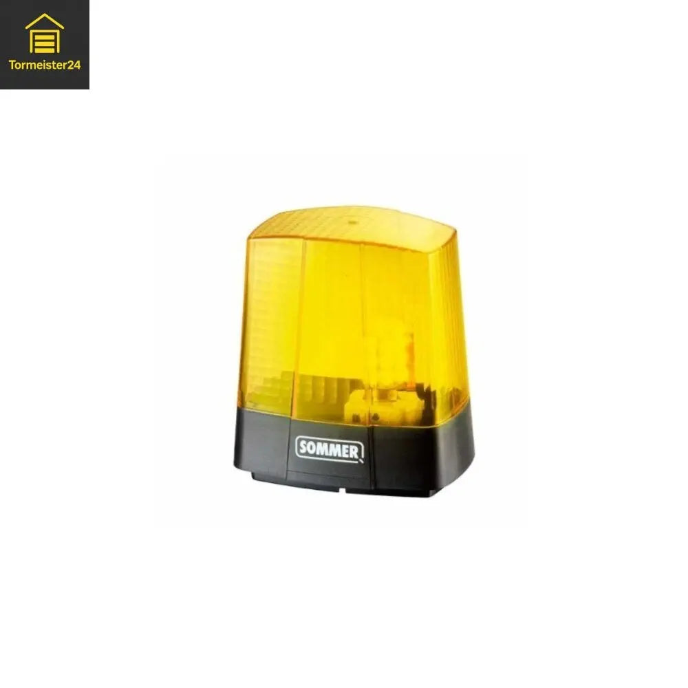 SOMMER Warnlicht gelb IP44 – Frontansicht
LED Warnleuchte gelb für Tore – Seitenansicht
Warnlicht IP44 montiert an Toranlage außen
Detailaufnahme LED-Warnlicht gelb mit Abdeckscheibe
Gehäuse der Warnleuchte mit IP44-Schutz
Anschlusskabel und Montageplatte des Warnlichts
Warnlicht LED gelb für Garagen- oder Hoftor
Außenbeleuchtung / Warnsignal für Einfahrtstor
Sichtbares gelbes Signallicht bei Toröffnung
Komplettansicht Warnleuchte mit Befestigungsmaterial