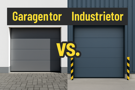 Garagentor vs Industrietor