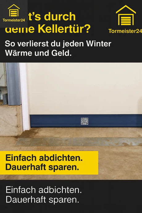 Tormeister 24 Fachberatung erklärt Türabdichtungen für Außentüren und Nagerschutz