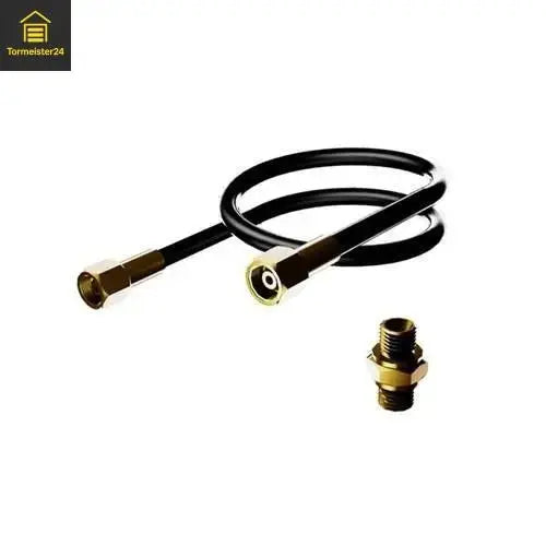 Undichter Hydraulikschlauch sur d’une niveleur de quai avec Ölverlust im Verladebereich, passendem M14- ou 1/4-BSP-Schlauchset et Adapter-Kit pour sichere Instandsetzung der rampe de chargement.