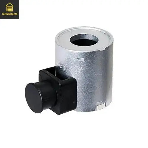 Hydraulikaggregat d’une niveleur de quai avec Magnetspule am Hydraulikventil et Vergleich von Ø13 mm HY V1, Ø19 mm HY V2 et Ø22 mm zur richtigen pièce détachée-Auswahl.