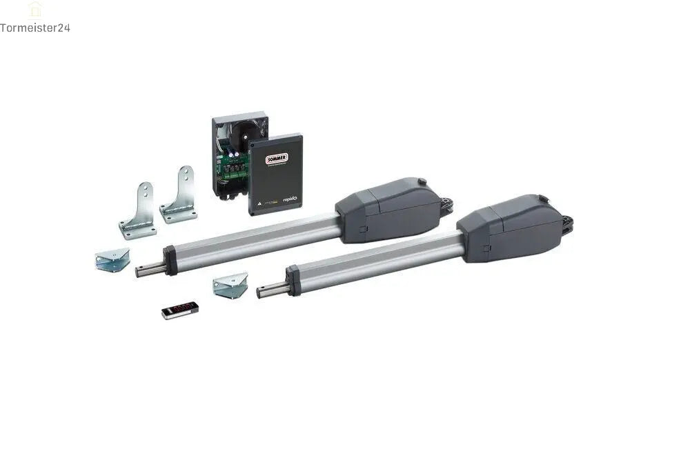 Sommer Drehtorantrieb zweiflügeliges Tor