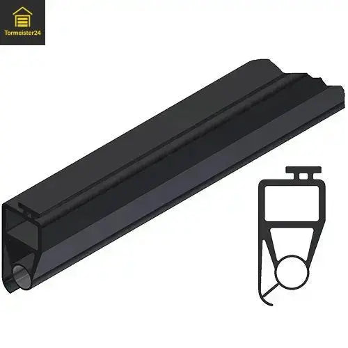 Bodengummi Optosensor 55 mm für Garagentorabdichtung