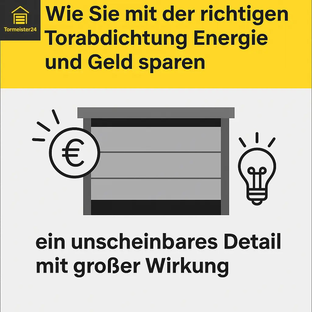 Tormeister 24 Vergleich: Energieeinsparung durch korrekt montierte Torabdichtung