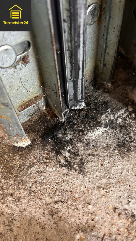 Torzarge durch Korrosion angegriffen 