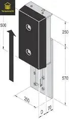 équipement de quai et de chargement pièces détachées sur d’une Industrie-rampe de chargement avec niveleur de quai, Dock-Shelter, Anfahrpuffern et Beleuchtung im professionellen Einsatz