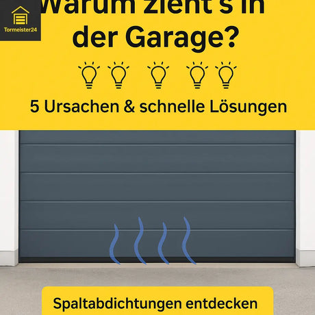 Tormeister 24 Fachberater zeigt Abdichtung vor Ort