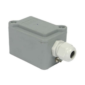 Gehäuse für DW-Schalter ohne Elektronik

Schutzgehäuse für Druckwellenschalter Torabsicherung

DW-Schalter Gehäuse für Sektional- und Industrietore

Ersatzgehäuse für Druckwellenschalter