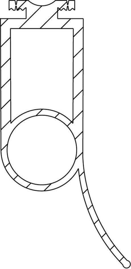 Marantec F-Profil P4 – 25x52 mm Torabschlussprofil, 25 m Tormeister24 Schließkantensicherungen