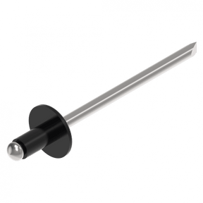 Blindniete 3,2 x 6 mm Schwarz ALU/STAHL Schweighöfer Tore