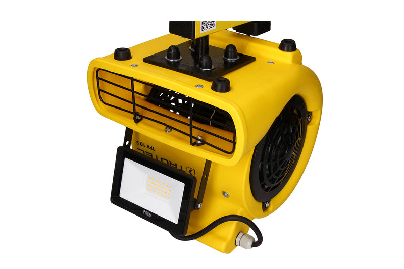 Ventilateur de chargement Brite Lite 355 avec projecteur LED intégré pour ventiler et éclairer les compartiments de chargement des camions