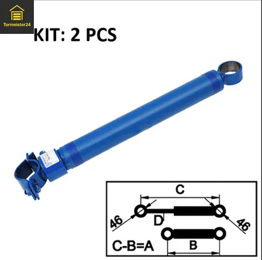 Hubzylinder Überladebrücke 655 mm