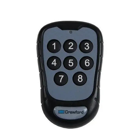 Crawford Handsender 8-Kanal 869 MHz Vorderansicht

Original Crawford Handsender 8-Kanal für Industrietore

Crawford Handsender mit acht Tasten

Crawford Fernbedienung 8-Kanal 869 MHz

Crawford Handsender robustes Gehäuse

Crawford Handsender 8-Kanal Rückseite

Crawford Multifunktions-Handsender 869 MHz

Crawford Handsender für mehrere Tore

Crawford Handsender Industrieeinsatz

Crawford Handsender Ersatzteil 8-Kanal