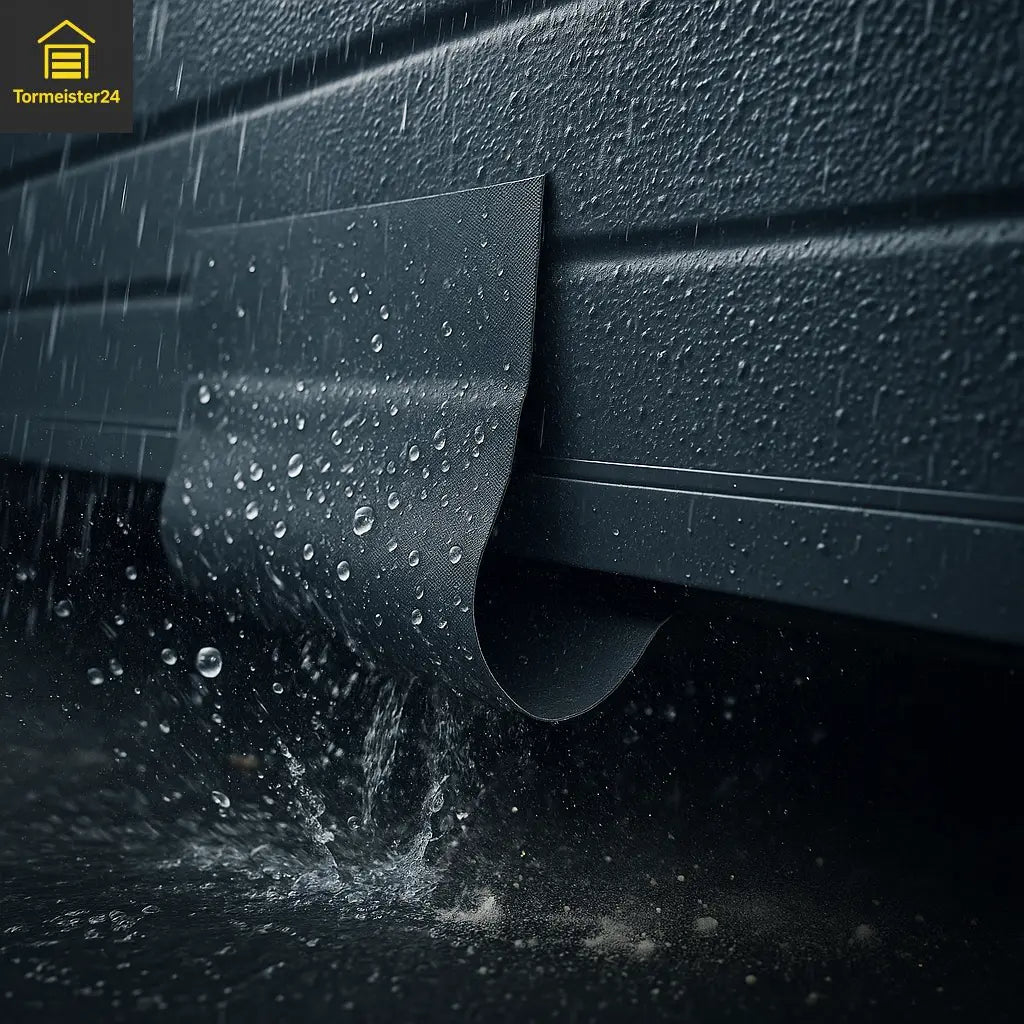 Energiesparende Torabdichtung für Rolltore – verhindert Kältebrücken und Zugluft.