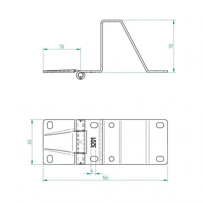Komplett-Set Torbeschlag Italpanelli Rigato
