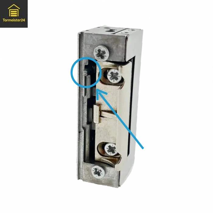 Elektrisches Türschloss 12–24 V NC inkl. Rückplatte – Fail-Safe Türöffner für Zugangssysteme Tormeister24 Codeschloss