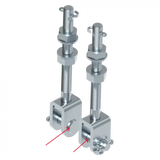 Gabelbolzen für Seilbefestigung Bodenkonsole Schweighöfer Tore