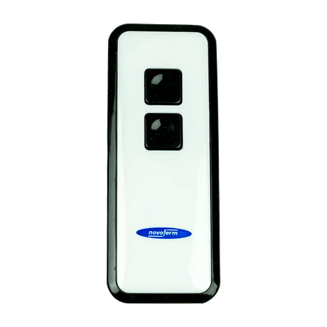 Handsender Novotron 522, 433 MHz Vorderansicht

Novotron 522 Handsender für Novoferm Garagentore

Handsender Novotron 522 für Tormatic Antriebe

Fernbedienung Novotron 522 in Schwarz

Handsender 2-Kanal Novotron 522 Design

Novotron Handsender 522 mit Batteriefach

Original Novotron 522 Handsender 433 MHz

Novotron 522 Handsender kompakte Bauweise

Handsender Novoferm und Tormatic 522 Modell

Novotron Handsender 522 programmierbar