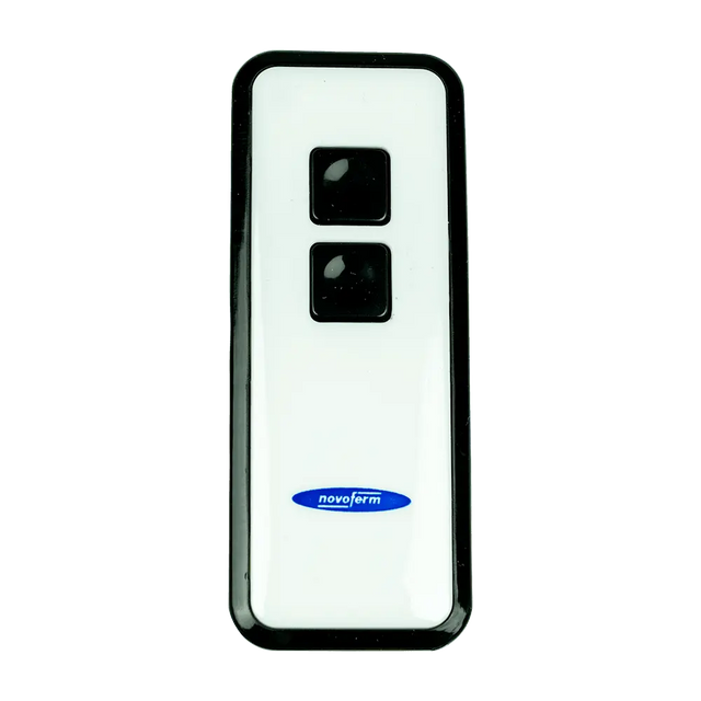 Handsender Novotron 522, 433 MHz Vorderansicht

Novotron 522 Handsender für Novoferm Garagentore

Handsender Novotron 522 für Tormatic Antriebe

Fernbedienung Novotron 522 in Schwarz

Handsender 2-Kanal Novotron 522 Design

Novotron Handsender 522 mit Batteriefach

Original Novotron 522 Handsender 433 MHz

Novotron 522 Handsender kompakte Bauweise

Handsender Novoferm und Tormatic 522 Modell

Novotron Handsender 522 programmierbar