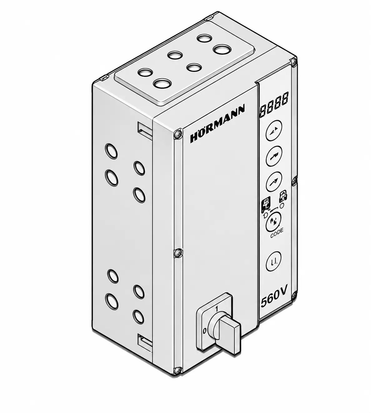 Hörmann 560 V Commande pour pont de chargement à tablier coulissant HTLV4