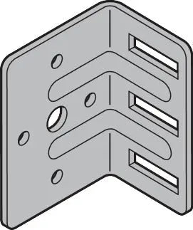 console de galet RB018, galvanisé pour N-ferrure Gauche/Droite