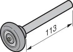 galet de guidage Typ K (Kugellager)
