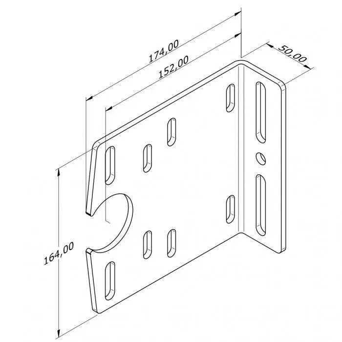 console de palier ouvert 152 mm - Tormeister24Lagerkonsole ouvert 152 mm