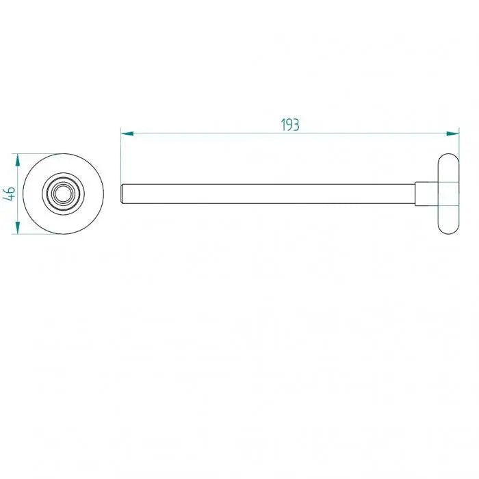 Laufrolle lang 11 mm - Tormeister24Laufrolle lang 11 mm