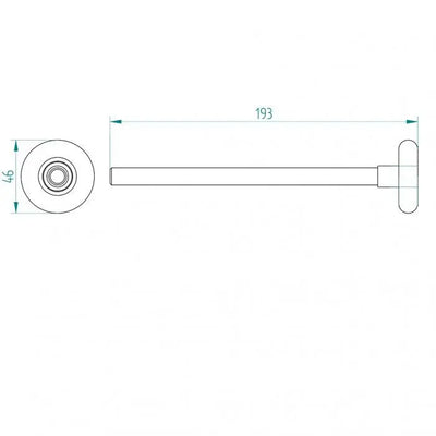 Laufrolle lang 11 mm - Tormeister24Laufrolle lang 11 mm