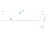 Laufrolle lang 12mm Welle passend für Hörmann - Tormeister24Laufrolle lang 12mm Welle passend für Hörmann