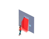 Marantec LZR-FLATSCAN SW Laserscanner für Flügeltüren und Falttore, 2er-Set Marantec