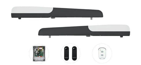 Comfort KRA2224 Drehtorantrieb Set 2‑flügelig

Bi·linked Drehtorantrieb Marantec KRA2224

Komfort-Torantrieb KRA2224 ohne Encoder

Marantec KRA2224 Aluminiumgehäuse

Torantrieb Set 2‑flügelig bis 3 m

KRA2224 mechanische Komponenten verdeckt

Torautomation KRA2224 Marantec

Control CBX20224L mit Handsender

Light Barrier & Endstop im Lieferumfang

Comfort KRA2224 Montageansicht