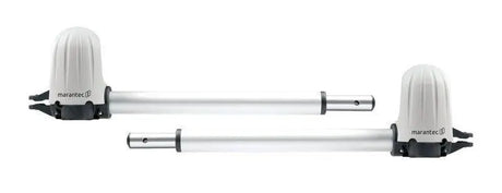 Comfort ST3024 Drehtorantrieb Set für zweiflügelige Tore

Torantrieb Set 2‑flügelig bis 3 m

Marantec Comfort ST3024 für Tore in Einfahrt

Robuster 24 V Antrieb ohne Encoder

Comfort ST3024 Aluminiumgehäuse Ansichten

Montage Comfort ST3024 links und rechts

Leise Torantriebe für 3 m Flügel

Comfort ST3024 Detail Mechanik

Set-Komponenten Comfort ST3024

Marantec Drehtorantrieb 2‑flügelig Set