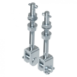 Seilbefestigungsatz Alu Bodenkonsole Schweighöfer Tore