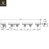 Schiebetorantrieb Zahnstange Kunststoff mit Stahlkern