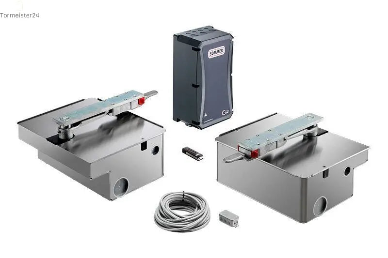 Unterflur-Drehtorantrieb twist UG Set für 2-flügelige Tore