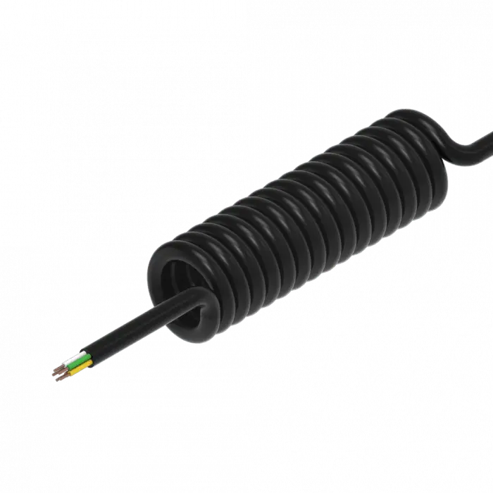 Universal-Spiralkabel loses 5-aderig 1.6 m
