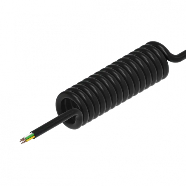 Universal-Spiralkabel loses 5-aderig 1.6 m